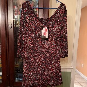 Attitudes by Renee Multicolor Floral Tunic